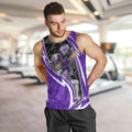 Hobart Hurricanes Men Tank Top Flaming Lightning Storm Geometric Sports Mascot Art