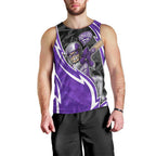 Hobart Hurricanes Men Tank Top Flaming Lightning Storm Geometric Sports Mascot Art