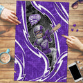 Hobart Hurricanes Puzzle Flaming Lightning Storm Geometric Sports Mascot Art