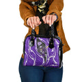 Hobart Hurricanes Shoulder Handbag Flaming Lightning Storm Geometric Sports Mascot Art