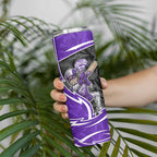 Hobart Hurricanes Skinny Tumbler Flaming Lightning Storm Geometric Sports Mascot Art