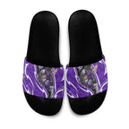 Hobart Hurricanes Slide Sandals Flaming Lightning Storm Geometric Sports Mascot Art