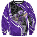 Hobart Hurricanes Sweatshirt Flaming Lightning Storm Geometric Sports Mascot Art