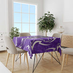 Hobart Hurricanes Tablecloth Flaming Lightning Storm Geometric Sports Mascot Art