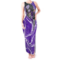 Hobart Hurricanes Tank Maxi Dress Flaming Lightning Storm Geometric Sports Mascot Art