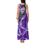 Hobart Hurricanes Tank Maxi Dress Flaming Lightning Storm Geometric Sports Mascot Art