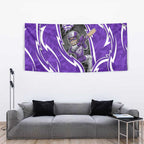 Hobart Hurricanes Tapestry Flaming Lightning Storm Geometric Sports Mascot Art