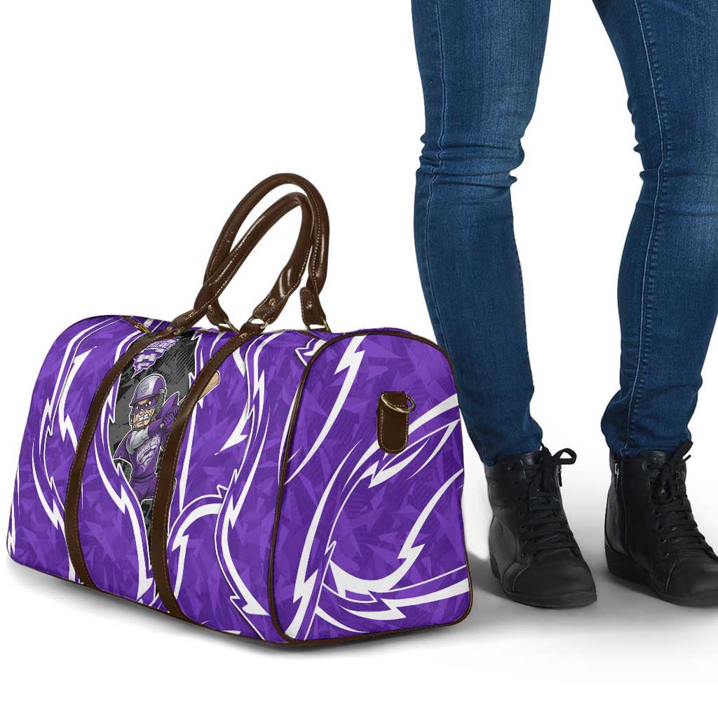 Hobart Hurricanes Travel Bag Flaming Lightning Storm Geometric Sports Mascot Art