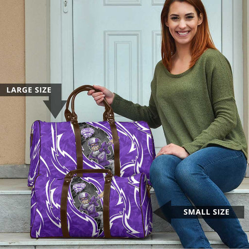 Hobart Hurricanes Travel Bag Flaming Lightning Storm Geometric Sports Mascot Art