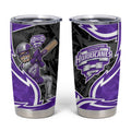 Hobart Hurricanes Tumbler Cup Flaming Lightning Storm Geometric Sports Mascot Art