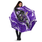 Hobart Hurricanes Umbrella Flaming Lightning Storm Geometric Sports Mascot Art