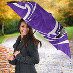 Hobart Hurricanes Umbrella Flaming Lightning Storm Geometric Sports Mascot Art