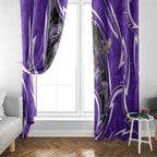 Hobart Hurricanes Window Curtain Flaming Lightning Storm Geometric Sports Mascot Art