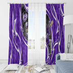 Hobart Hurricanes Window Curtain Flaming Lightning Storm Geometric Sports Mascot Art