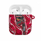 Melbourne Renegades AirPods Case Flaming Lightning Storm Geometric Sports Mascot Art
