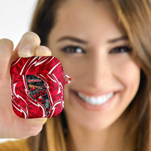 Melbourne Renegades AirPods Case Flaming Lightning Storm Geometric Sports Mascot Art