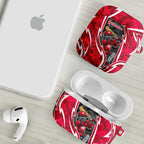 Melbourne Renegades AirPods Case Flaming Lightning Storm Geometric Sports Mascot Art