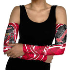 Melbourne Renegades Arm Sleeves Flaming Lightning Storm Geometric Sports Mascot Art