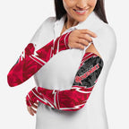 Melbourne Renegades Arm Sleeves Flaming Lightning Storm Geometric Sports Mascot Art