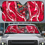 Melbourne Renegades Auto Sun Shade Flaming Lightning Storm Geometric Sports Mascot Art