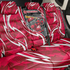 Melbourne Renegades Back Car Seat Cover Flaming Lightning Storm Geometric Sports Mascot Art
