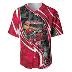 Melbourne Renegades Baseball Jersey Flaming Lightning Storm Geometric Sports Mascot Art