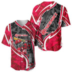 Melbourne Renegades Baseball Jersey Flaming Lightning Storm Geometric Sports Mascot Art