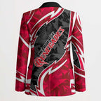 Melbourne Renegades Blazer Flaming Lightning Storm Geometric Sports Mascot Art