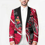 Melbourne Renegades Blazer Flaming Lightning Storm Geometric Sports Mascot Art