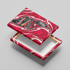 Melbourne Renegades Canvas Wall Art Flaming Lightning Storm Geometric Sports Mascot Art
