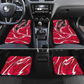 Melbourne Renegades Car Mats Flaming Lightning Storm Geometric Sports Mascot Art