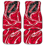 Melbourne Renegades Car Mats Flaming Lightning Storm Geometric Sports Mascot Art