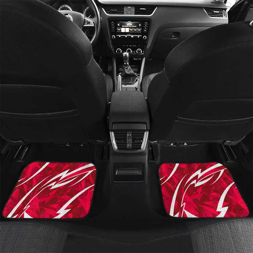Melbourne Renegades Car Mats Flaming Lightning Storm Geometric Sports Mascot Art