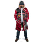 Melbourne Renegades Cloak Flaming Lightning Storm Geometric Sports Mascot Art