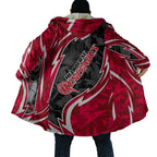 Melbourne Renegades Cloak Flaming Lightning Storm Geometric Sports Mascot Art