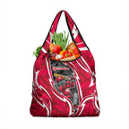 Melbourne Renegades Grocery Bag Flaming Lightning Storm Geometric Sports Mascot Art