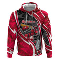 Melbourne Renegades Hoodie Flaming Lightning Storm Geometric Sports Mascot Art