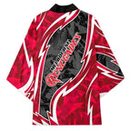 Melbourne Renegades Kimono Flaming Lightning Storm Geometric Sports Mascot Art