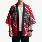 Melbourne Renegades Kimono Flaming Lightning Storm Geometric Sports Mascot Art