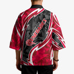 Melbourne Renegades Kimono Flaming Lightning Storm Geometric Sports Mascot Art