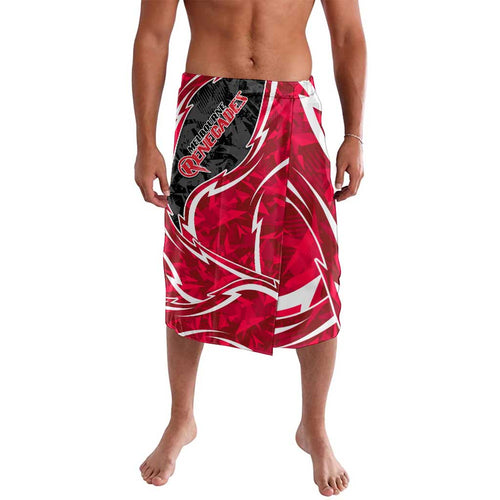 Melbourne Renegades Lavalava Flaming Lightning Storm Geometric Sports Mascot Art