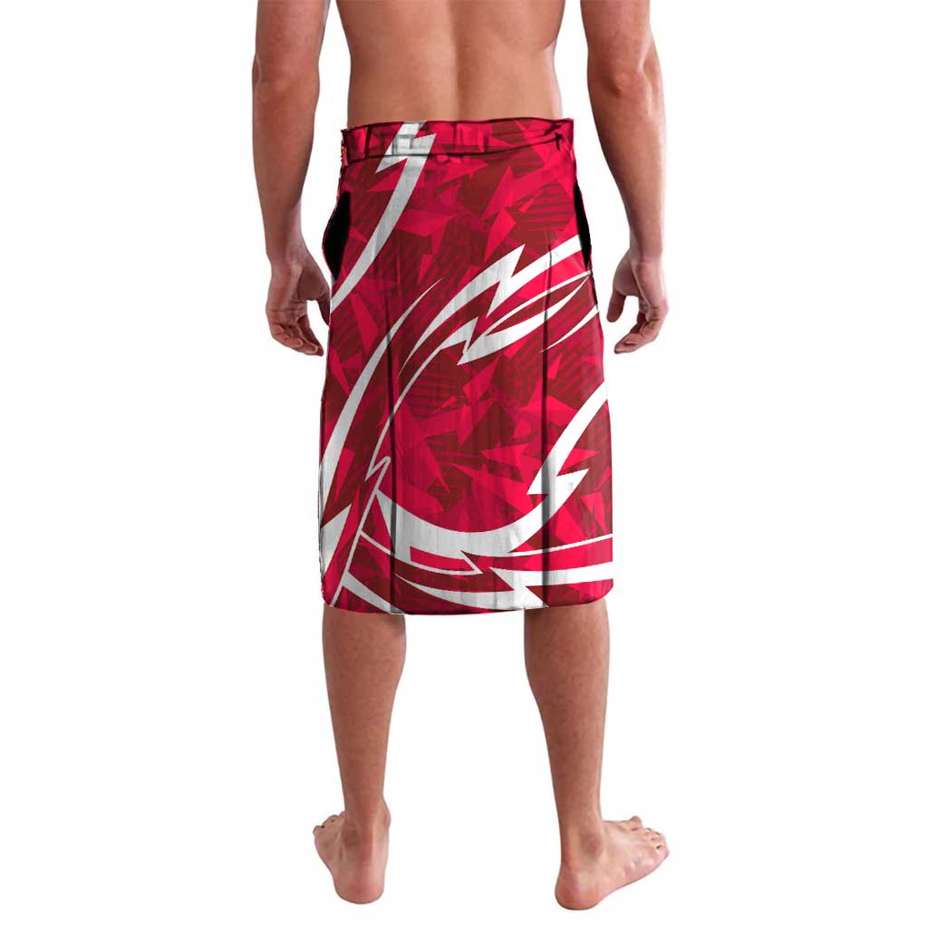 Melbourne Renegades Lavalava Flaming Lightning Storm Geometric Sports Mascot Art