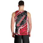 Melbourne Renegades Men Tank Top Flaming Lightning Storm Geometric Sports Mascot Art