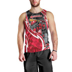 Melbourne Renegades Men Tank Top Flaming Lightning Storm Geometric Sports Mascot Art