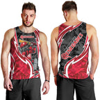 Melbourne Renegades Men Tank Top Flaming Lightning Storm Geometric Sports Mascot Art
