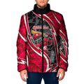 Melbourne Renegades Padded Jacket Flaming Lightning Storm Geometric Sports Mascot Art