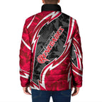 Melbourne Renegades Padded Jacket Flaming Lightning Storm Geometric Sports Mascot Art