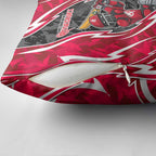 Melbourne Renegades Pillow Cover Flaming Lightning Storm Geometric Sports Mascot Art