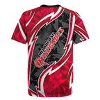 Melbourne Renegades Rugby Jersey Flaming Lightning Storm Geometric Sports Mascot Art