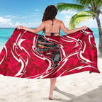 Melbourne Renegades Sarong Flaming Lightning Storm Geometric Sports Mascot Art